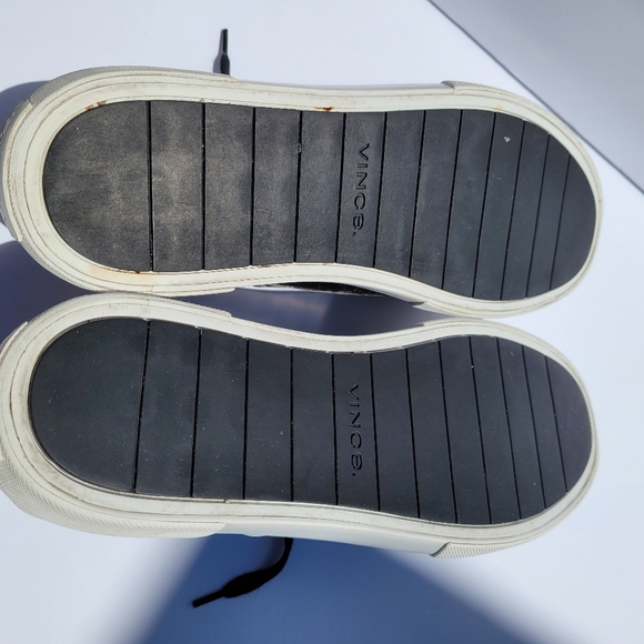 Vince Copley Velvet Black Platform Sneaker size 9 - Picture 4 of 7